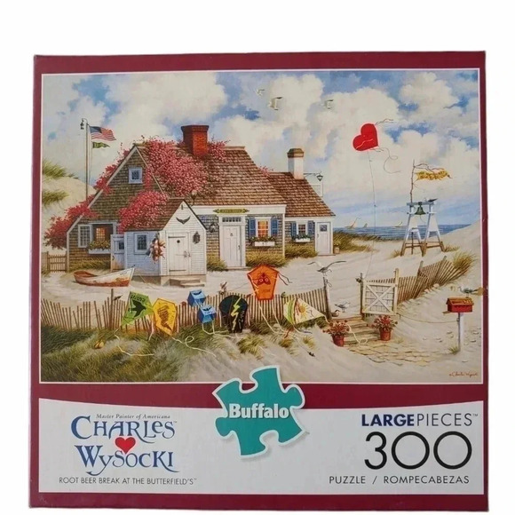 Charles Wysocki 300 pc Puzzle, Root Beer Break - Picture 1 of 4